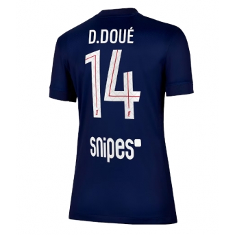 Billige Fotballdrakt Paris Saint-Germain Desire Doue #14 Replika Hjemmedrakt Dame 2025-26 Kortermet